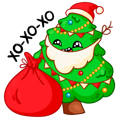 Стикеры ВК новый год