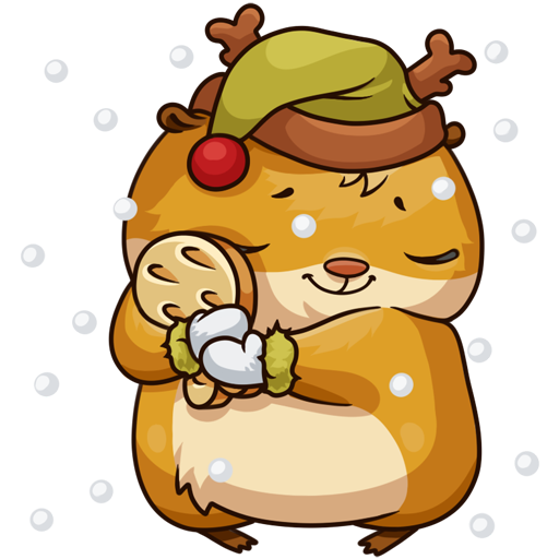 Стикеры ВК новый год