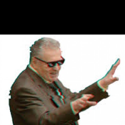 Жириновский на белом фоне