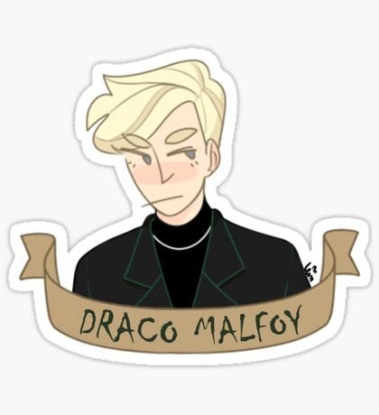 Наклейки Гарри Поттер Драко Малфой