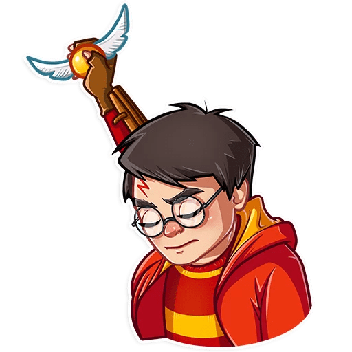 Наклейки Стикеры Гарри Поттер