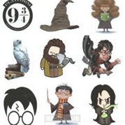 Стикеры тамблер в стиле Гарри Поттер