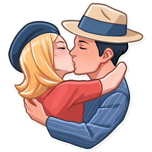 Бонни и Клайд Стикеры