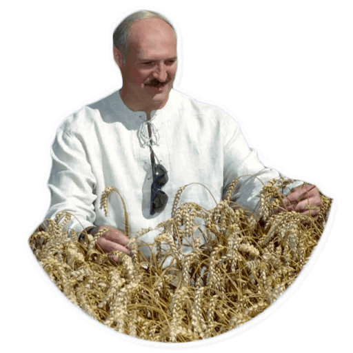 Лукашенко на прозрачном фоне