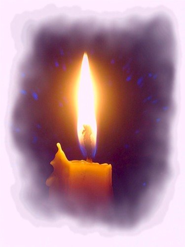 Стикер свеча памяти