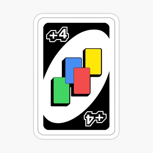 Уно реверс стикер