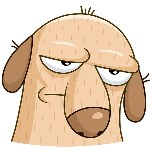 Собака Дигги стикер