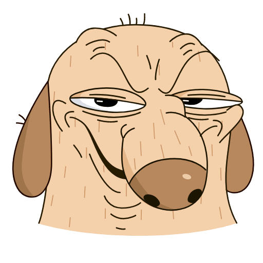 Пес Дигги Стикеры