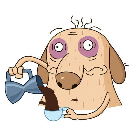 Собака Дигги стикер