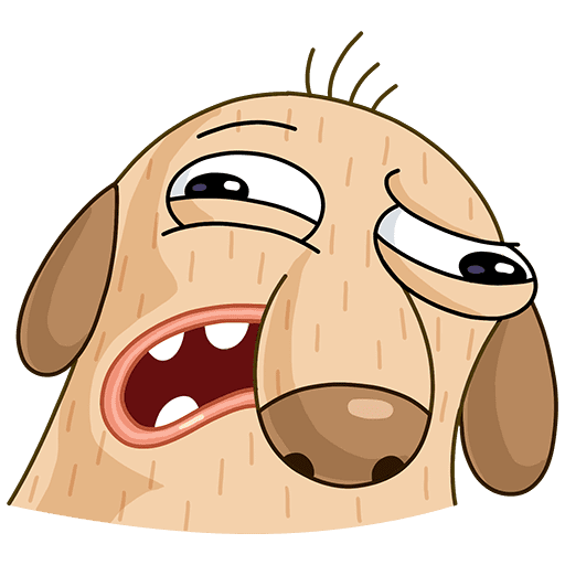 Стикер Дигги плачет