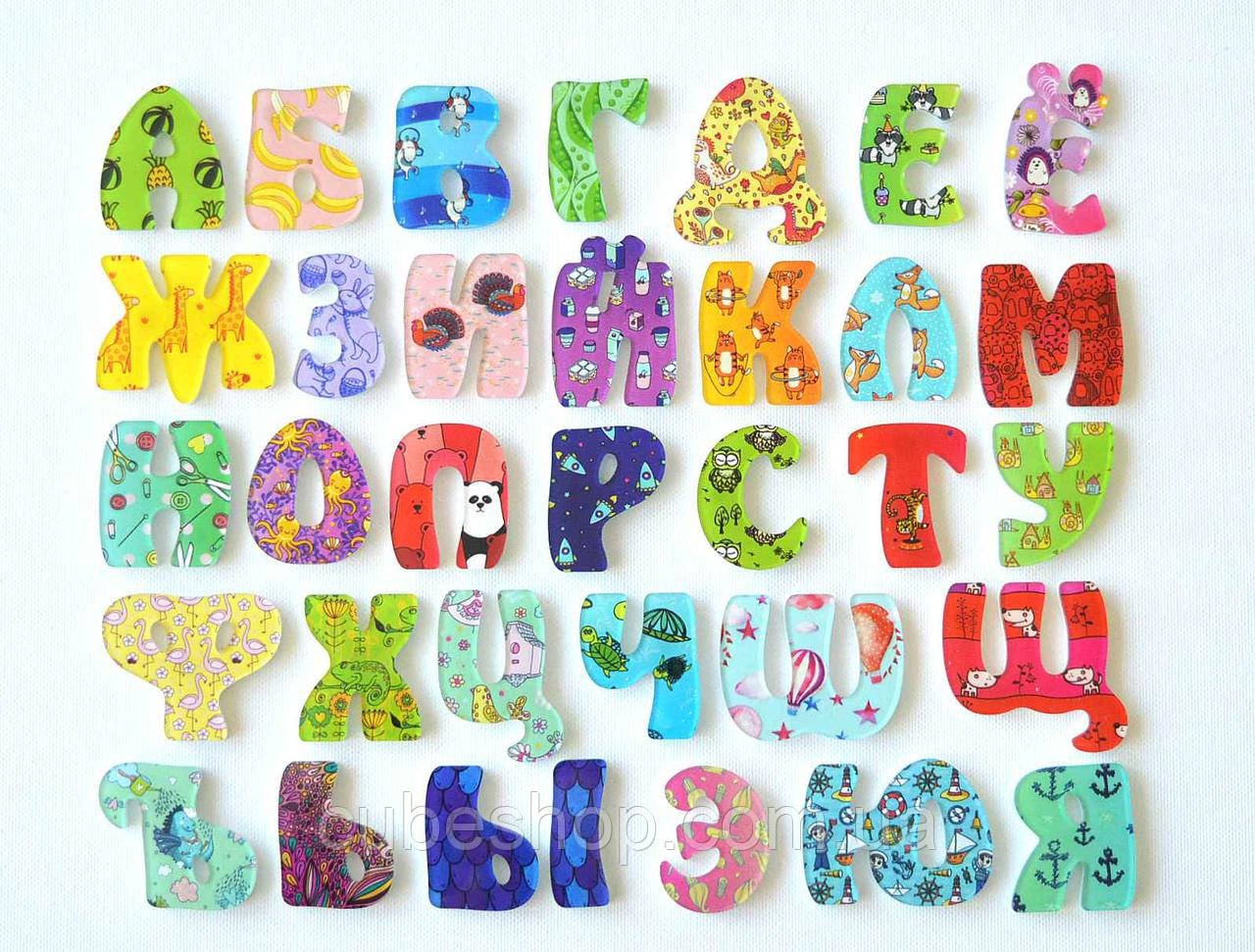 Объемные буквы детские