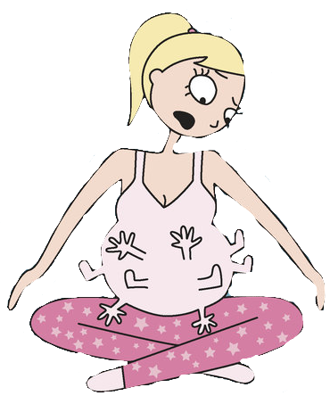 Беременная вектор