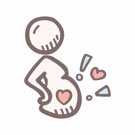 Беременная женщина на прозрачном фоне