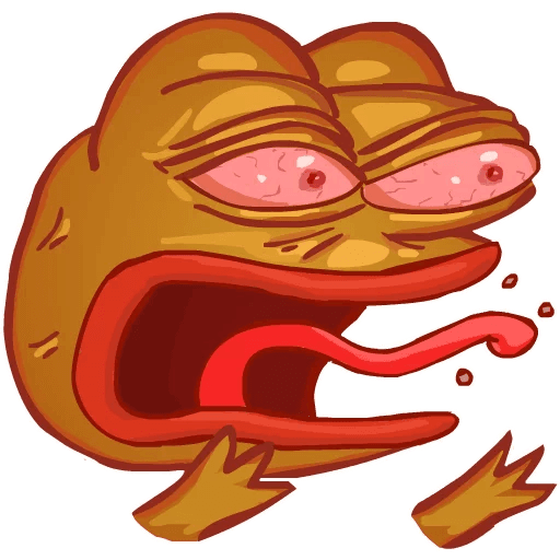 Лягушка Пепе эмодзи