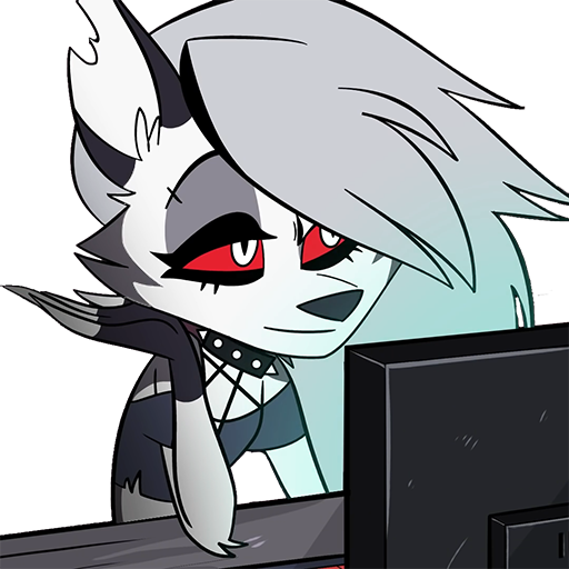 Loona helluva Boss Telegram Stickers