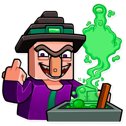 КРИПЕР на белом фоне