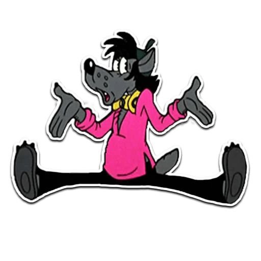 Наклейки "ну, погоди!"