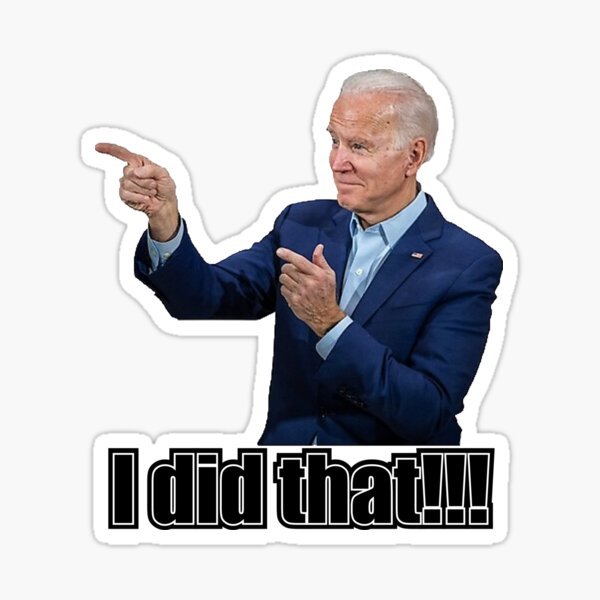 Джо Байден на белом фоне