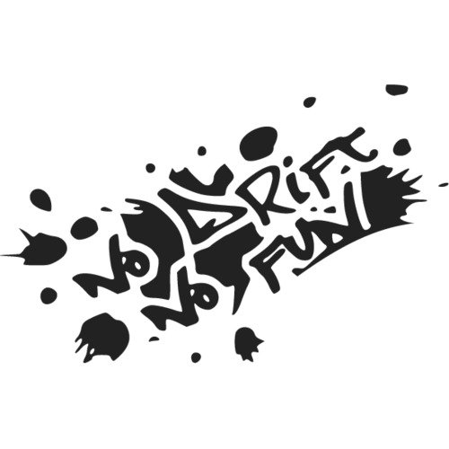 Наклейка no Drift fun