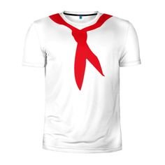 Женская футболка с пионерским галстуком