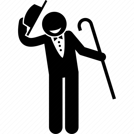 Джентльмен иконка