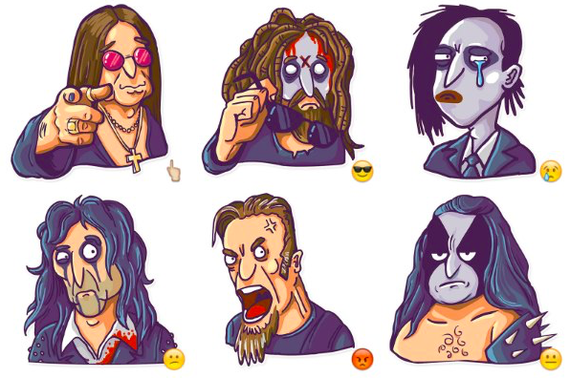 Рок Стикеры в ВК