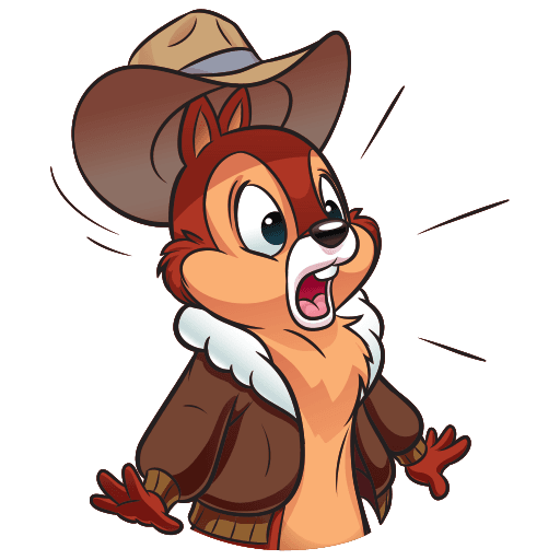 Чип и Дейл на прозрачном фоне