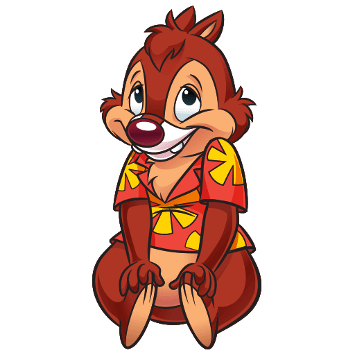 Чип и Дейл на белом фоне в хорошем качестве