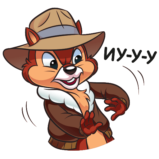 Стикеры чип и Дейл телеграмм