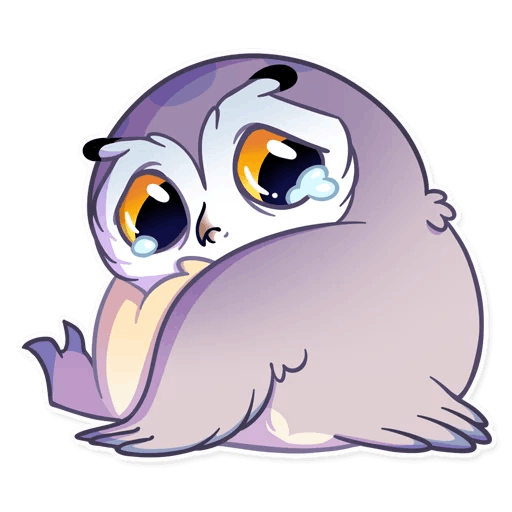 Стикеры телеграмм Совенок Фил