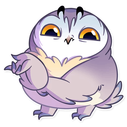 Стикеры Совенок Фил