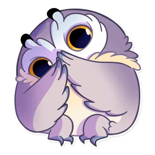 Стикеры Совенок Фил