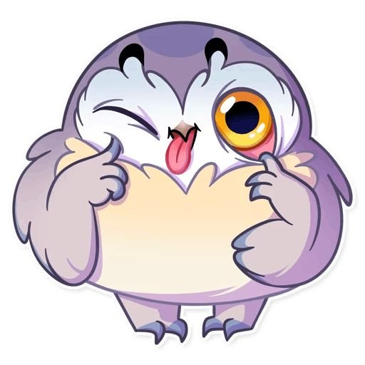 Набор стикеров Совенок Фил