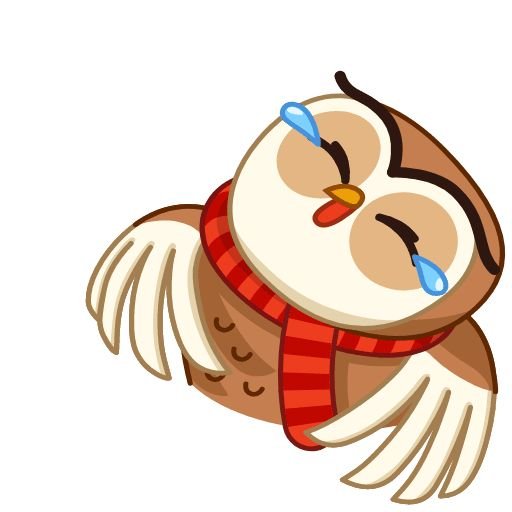 Стикеры телеграмм Совенок Фил