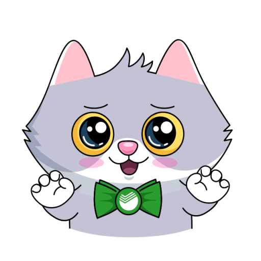 Сбер кот Стикеры