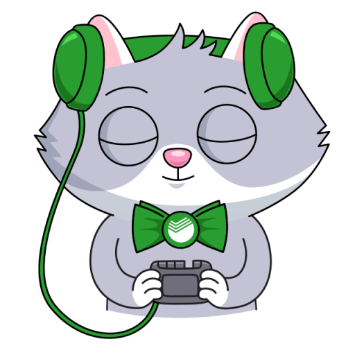 Сбер кот Стикеры