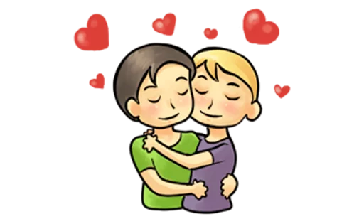 Gay Love Стикеры в телеграм