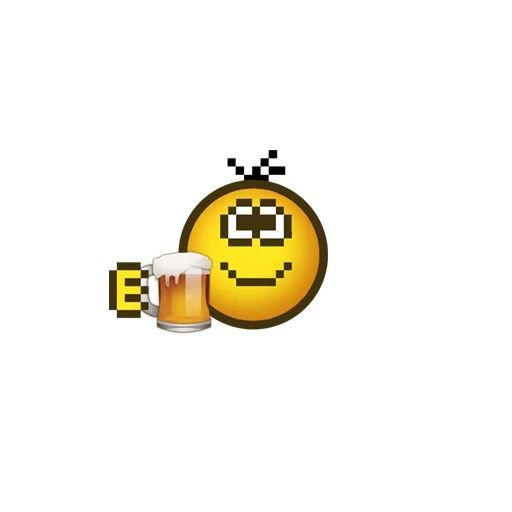 Смайлик с пивом из аськи
