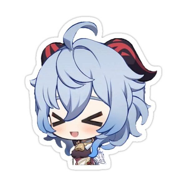 Стикеры Геншин Импакт Чиби