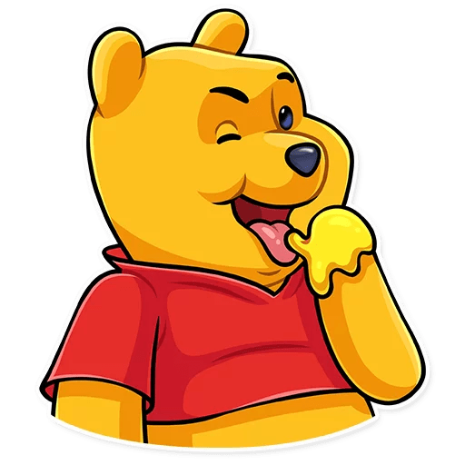 Стикеры Винни пух