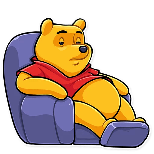 Winnie the Pooh Стикеры телеграмм