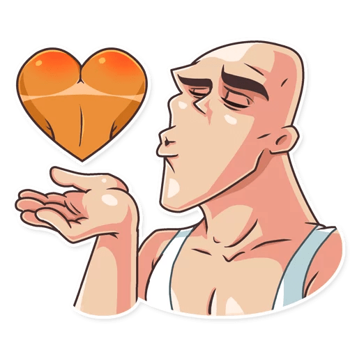 Лысый из браззерс Стикеры