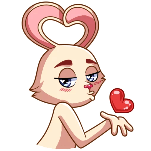 Тикер воздушный поцелуй