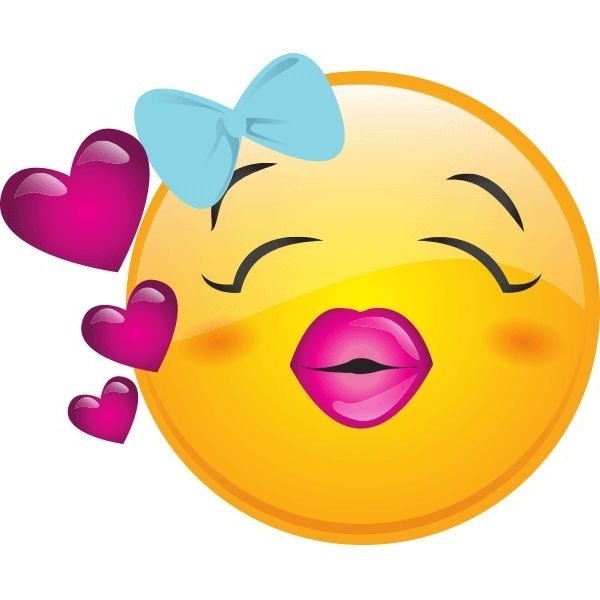 Смайлики поцелуйчики
