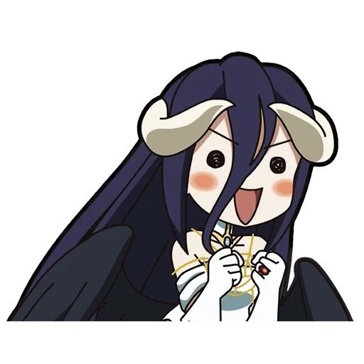 Альбедо Стикеры Чиби