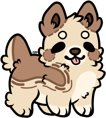 Мультяшная собака шпиц