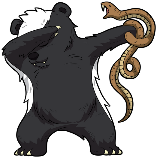 Медоед вот Стикеры