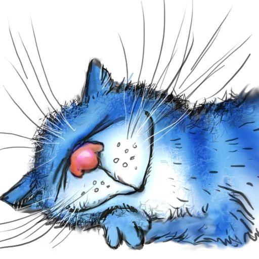 Синие коты Ирины Зенюк Стикеры