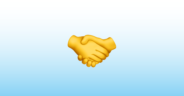 Два смайлика здороваются