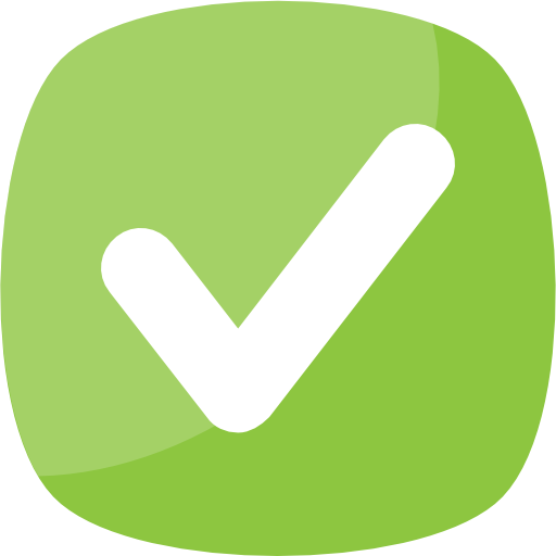 Эмодзи галочка в квадрате